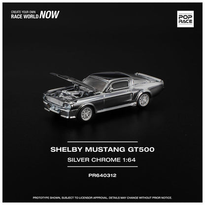 Pop Race PR64-312 Shelby Mustang GT500 1:64 Scale Imported