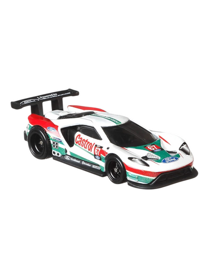 Hotwheels 2016 Ford gt race ford c-800 imported team transport 1:64 Scale