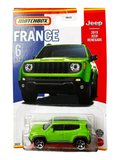 Matchbox France 2019 Jeep Renegade no 6/12 Imported Mainline 1:64 Scale