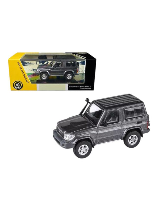 Para64 2014 Toyota Land Cruiser 71 Graphite Grey 1:64 Scale Diecast