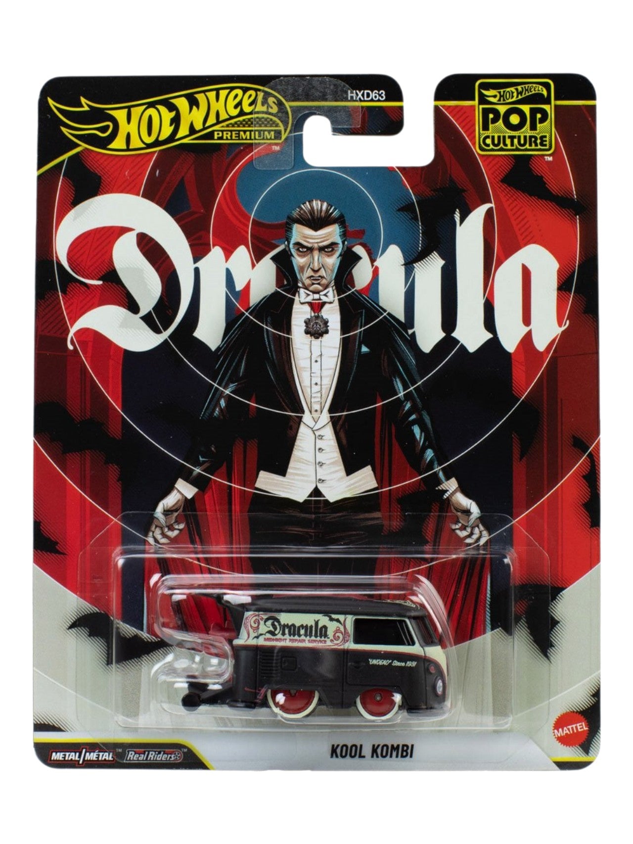 HotWheels POP Culture Dracula 'Kool Kombi Imported Premium 1:64 Scale