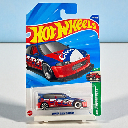 Hotwheels HONDA CIVIC CUSTOM Imported Mainline 1:64 Scale JBB22-N7C5