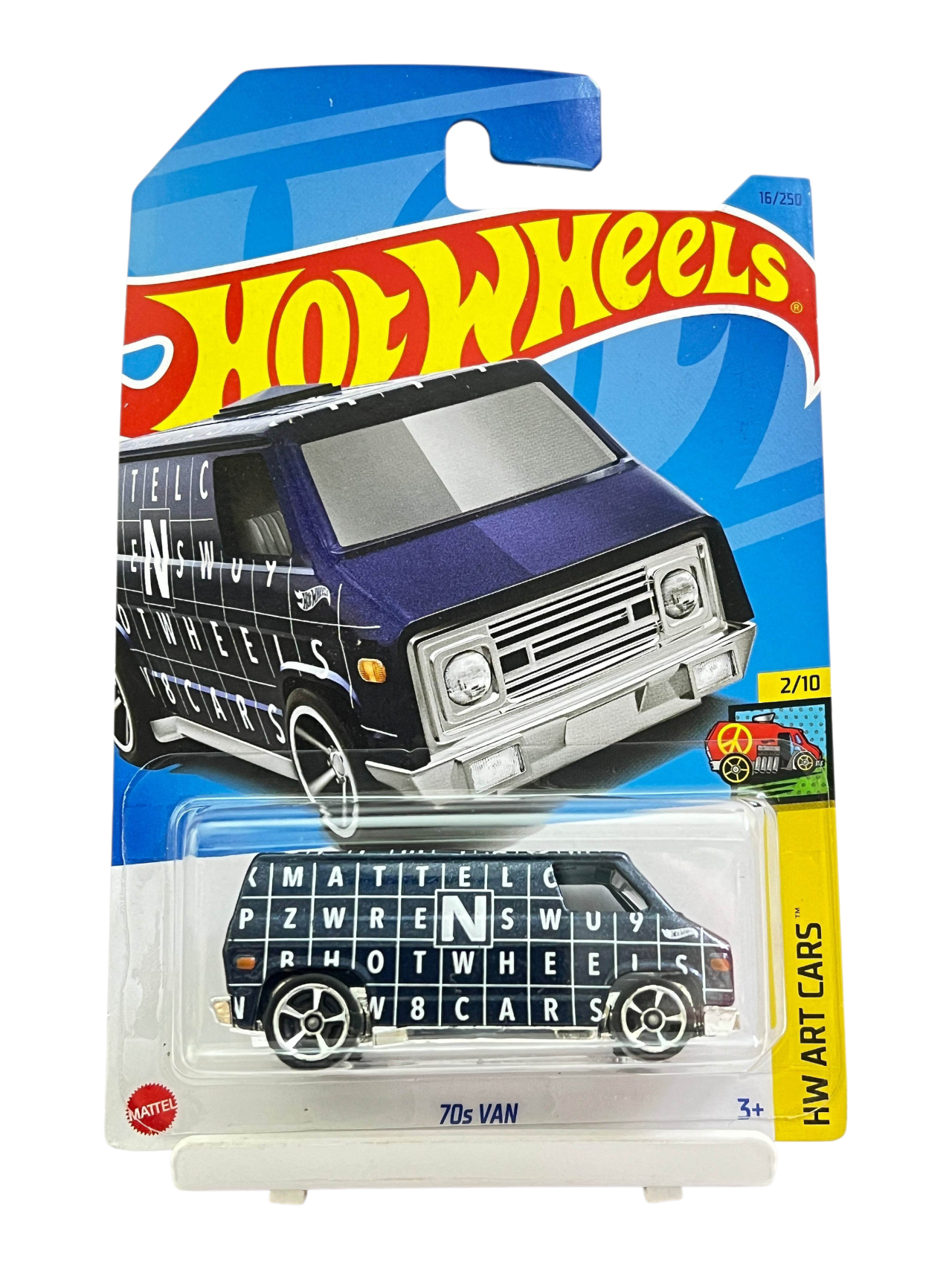 Hotwheels 70s Van Imported Mainline 1:64 Scale (Blister Damage)