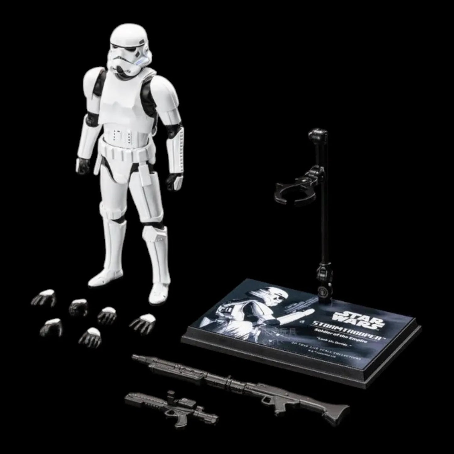 ZD Toys Star Wars Stormtrooper Action Figure 22 cm (code -1966-02) 1/10 Scale , Official Collectible Action Figures