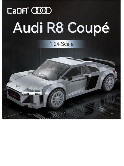 Cada Audi R8 Coupe Car Brick Model Kit 1:24 Scale