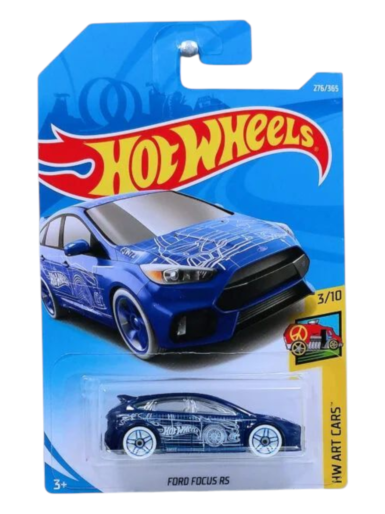 HotWheels Ford Focus RS Imported Mainline 1:64 Scale