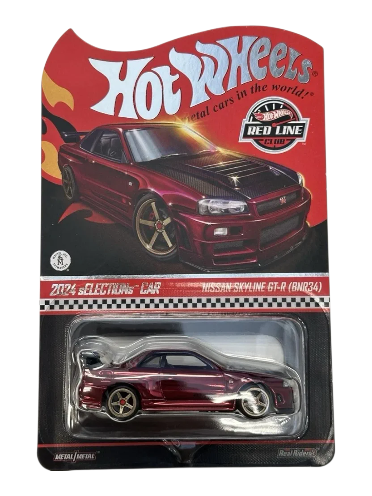 HotWheels RLC Nissan skyline gt-r (Bnr34) Imported 1:64 Scale ( With Protector )