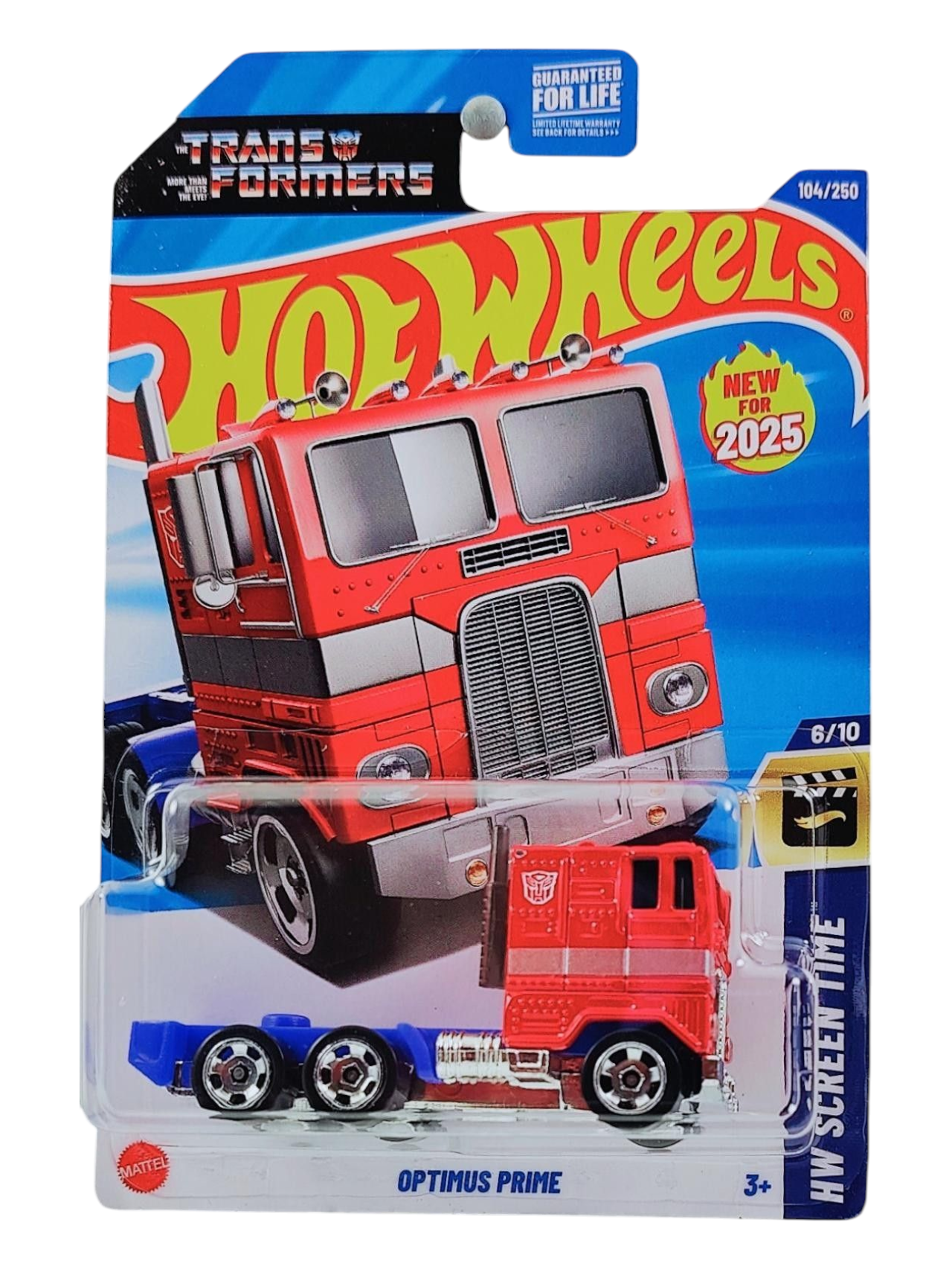 HotWheels Transformers Optimus Prime Imported Mainline 1:64 Scale
