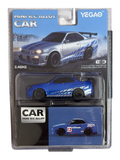 Yegao Mini RC Car 2.4GHZ Imported 1:64 Scale Alloy Full Proportion Four-wheel Drive Drift Remote control Car