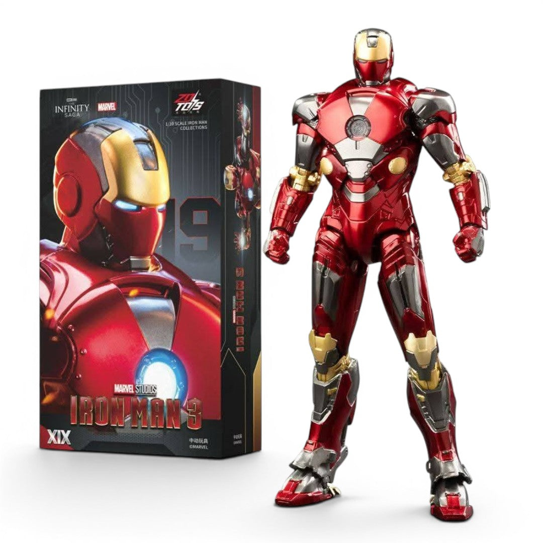 ZD Toys Marvel Studios The Infinity Saga Iron man 3 XIX 1:10 Scale MARK 19 Action Figure