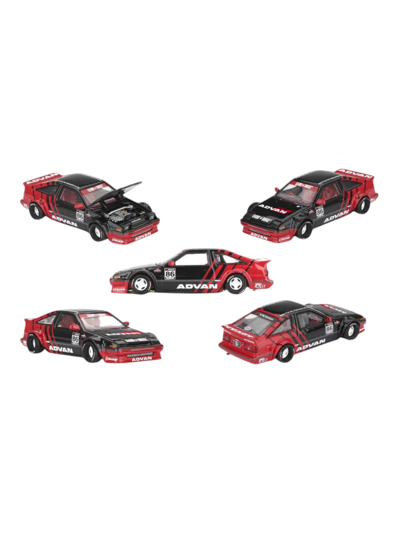 Mini GT Kaido House #214: Toyota AE86 Sprinter Trueno Kaido ADVAN 1:64 Scale