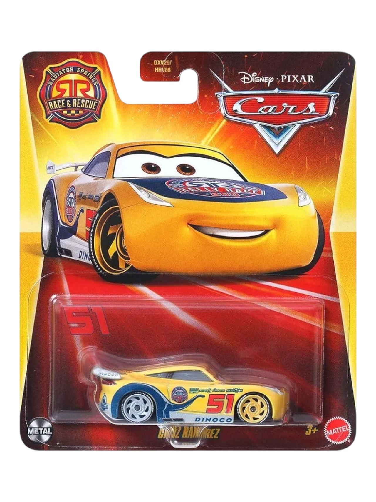 Disney Pixar Cars Cruz ramirez dinoco 51 1:64 Scale – Toy Collectors India