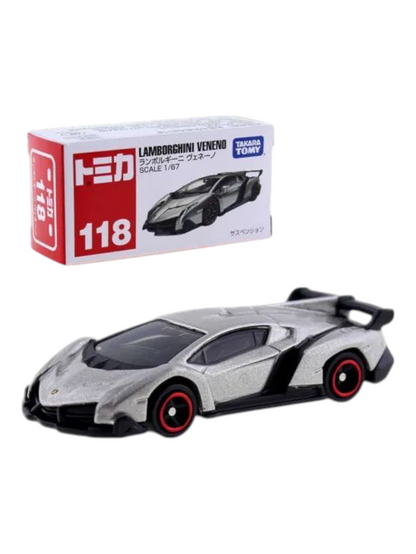 Takara Tomy Tomica Lamborghini Veneno (Silver) 1:67 Scale