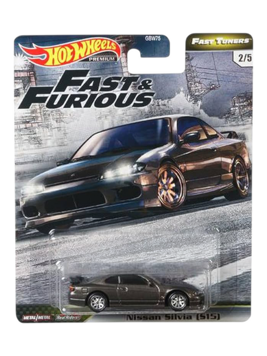 HotWheels Fast and Furious Fast Tuners Nissan Silvia (S15) Imported Premium 1:64 Scale