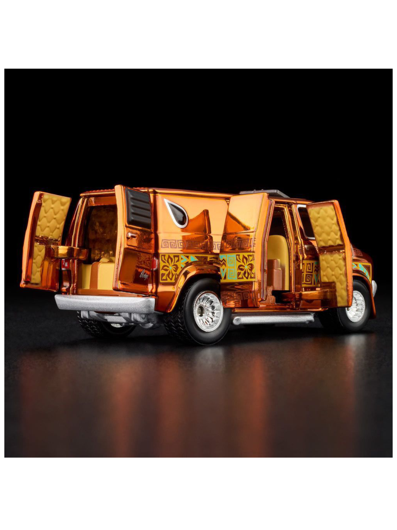 HotWheels 70s Dodge Tradesman Van RLC 1:64 Scale (With Acrylic Case)