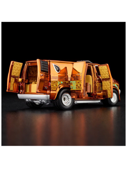 HotWheels 70s Dodge Tradesman Van RLC 1:64 Scale (With Acrylic Case)
