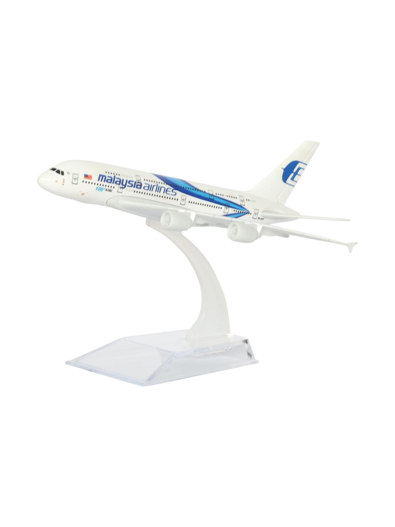 Aircraft Model Airbus A380 Malaysia Airlines 16 CM (Code-109)