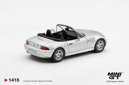 PRE-ORDER Mini GT.1415 BMW Z3 TITANIUM SILVER 1:64 Scale Diecast Model Box / Blister (ETA-APR 2027)