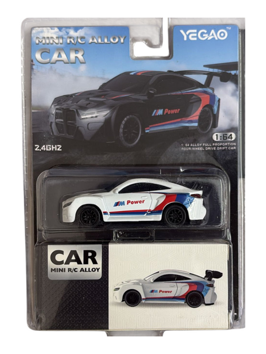 Yegao Mini RC Car 2.4GHZ Imported 1:64 Scale Alloy Full Proportion Four-wheel Drive Drift Car Remote Control Car