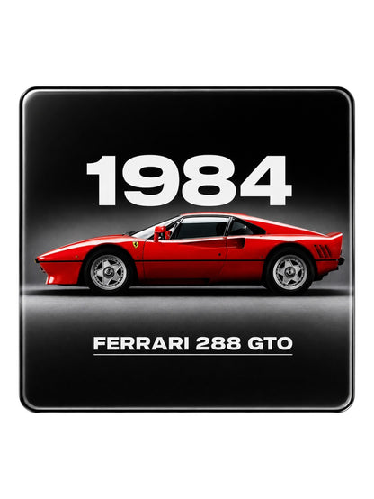 Ferrari Heritage Series Fridge Magnet – Premium Metal Car Magnet | F40, F50, Enzo, LaFerrari, 488 Pista, F80 & 288 GTO Designs