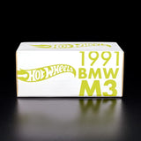 Hotwheels RLC 1991 BMW M3 Imported 1:64 Scale ( Code - JJY68-9893 )