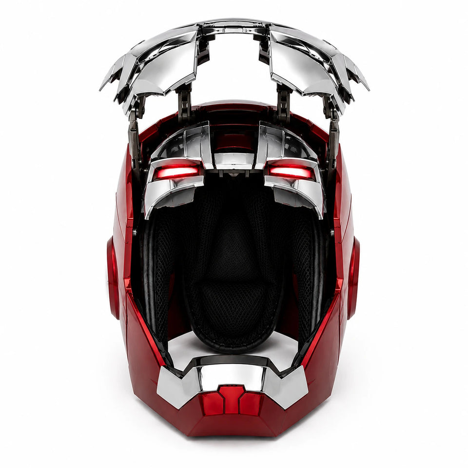 Iron Man Electronic Helmet Premium LED Illuminated Eyes , voice Control Operation If Included, Bettery/ Power