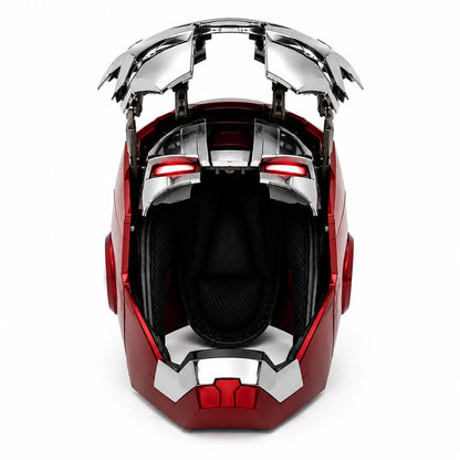 Iron Man Electronic Helmet Premium LED Illuminated Eyes , voice Control Operation If Included, Bettery/ Power