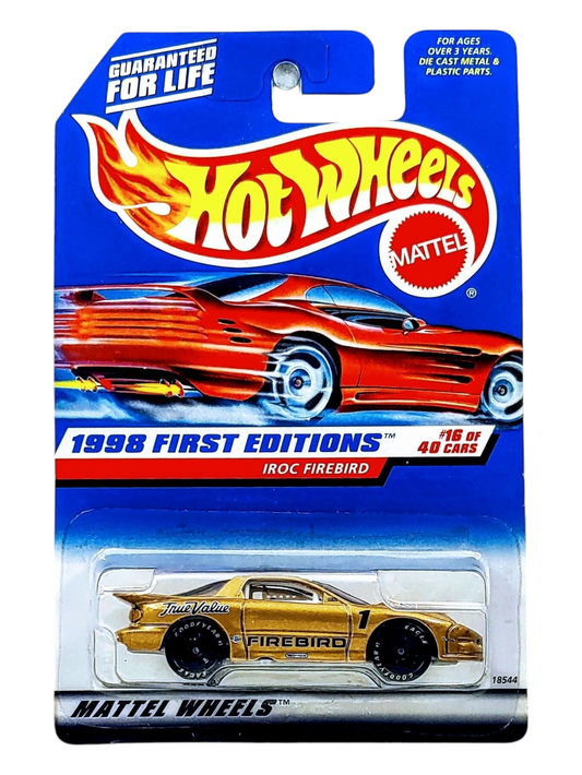 HotWheels 1998 First Editions Iroc Firebird Imported Mainline 1:64 Scale
