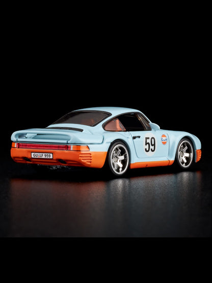 HotWheels Gulf 1986 Porsche 959 RLC 1:64 Scale