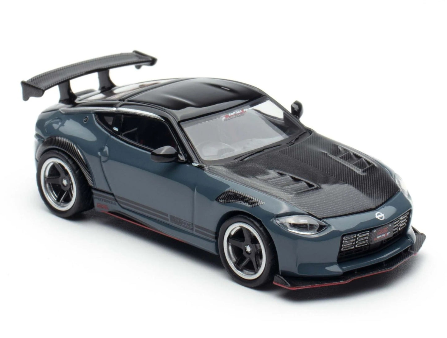 INNO64 Top Secret Fairlady Z (RZ64) Stealth Gray 1:64 Scale Metal Diecast IN64-Z34TS-SG