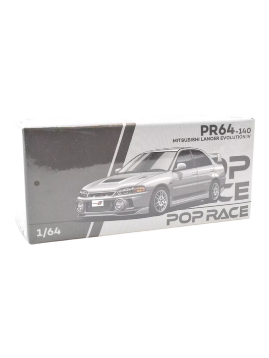 Pop Race Mitsubishi Lancer Evolution IV PR64-140 1:64 Scale