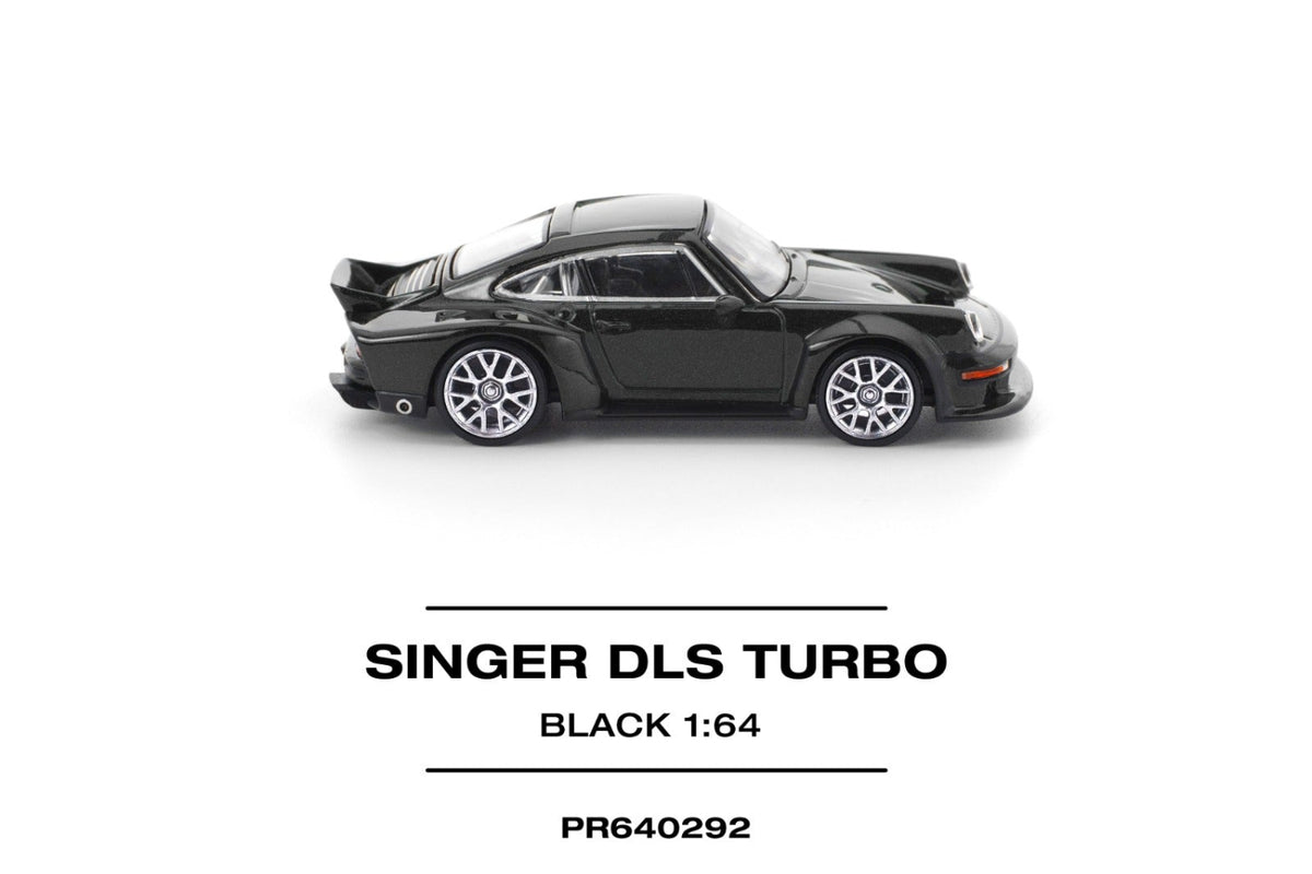 (PR640292) Pop Race SINGER DLS TURBO ROAD BLACK Diecast Model