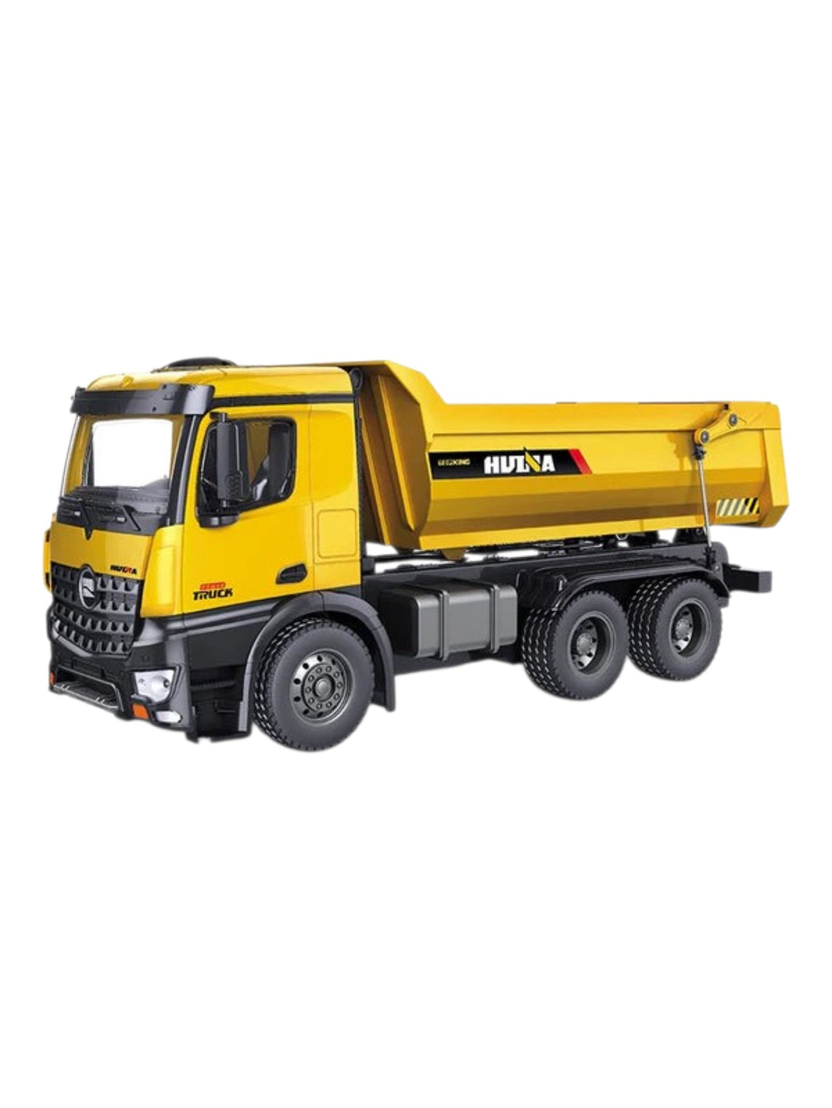 Huina Toys 1582 All-Metal Professional RC Dump Truck 2026 Model with 10 Functions– Heavy Duty 2.4 GHz Remote Control Construction Truck 1:14 Scale