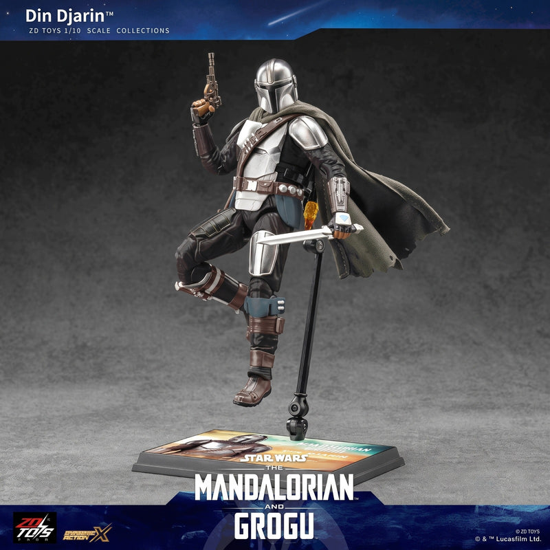 ZD TOYS Star Wars The Mandalorian Din Djarin Action Figure – Premium Collectible Display Model