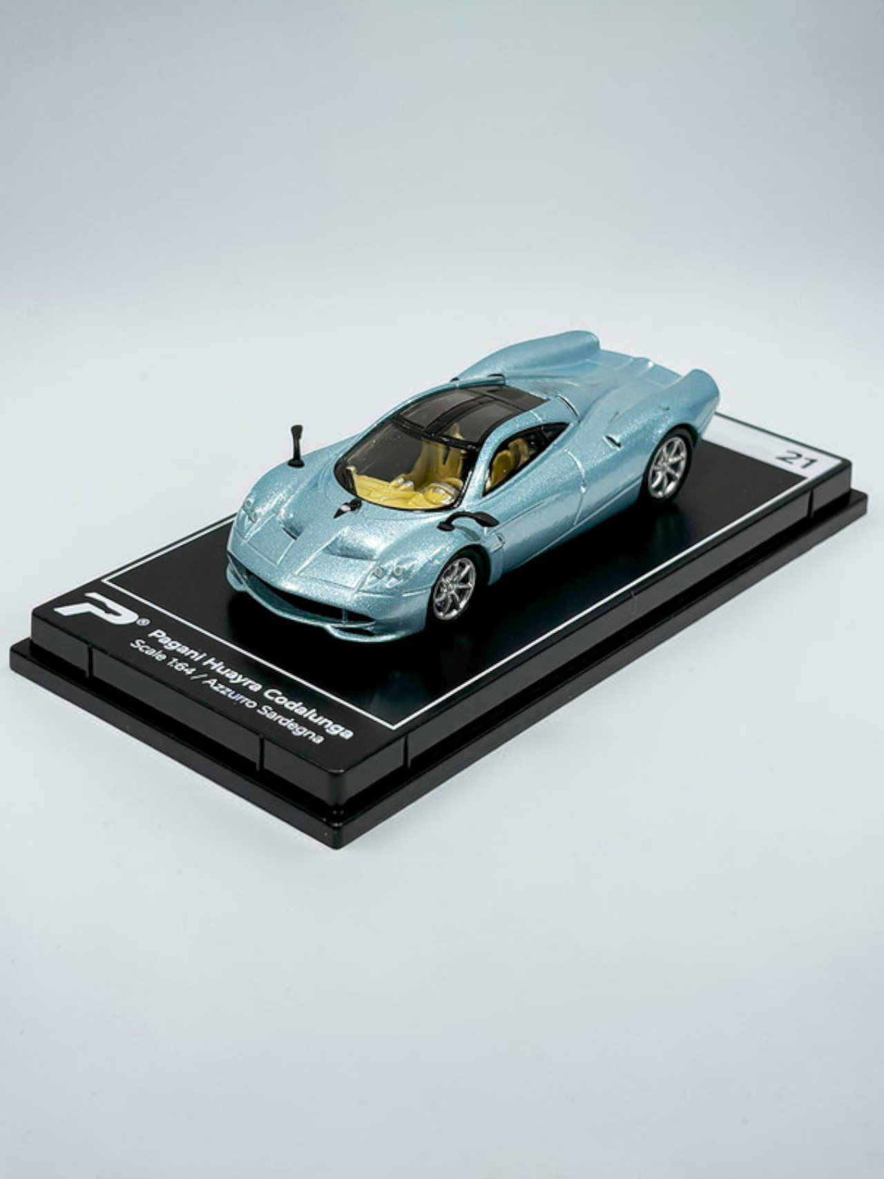 Postercars Pagani Huayra Codalunga 1:64 Scale-  Premium Hypercar Diecast Collector Model No 21.