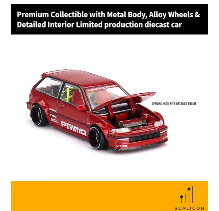 Mini GT Kaido House Honda Civic (EF) Kaido Works V2 (Code,156) 1:64 Scale