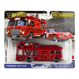 Hotwheels ferrari 250 gto Fiat 642 RN2 Bartoletti imported team transport 1:64 Scale