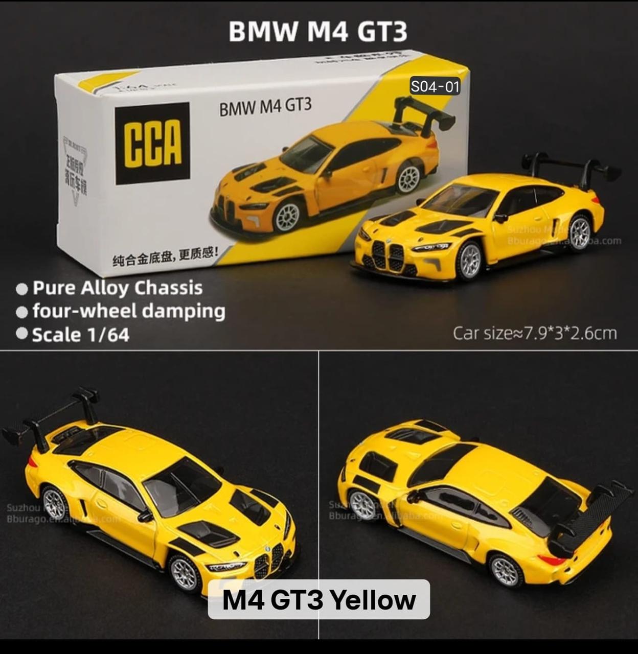 CCA bmw m4 gt3 1:64 Scale