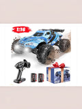 GALLOPISH Storm 1:16 Scale 2.4G RC Off-Road Monster Truck – High Speed Remote Control Car with LED Lights Speed 40 Km/h