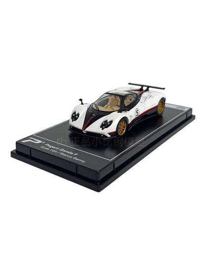 Postercars 'Pagani Zonda F Scale 1:64 Scale/ Bianco Benny Diecast Model (No.26)