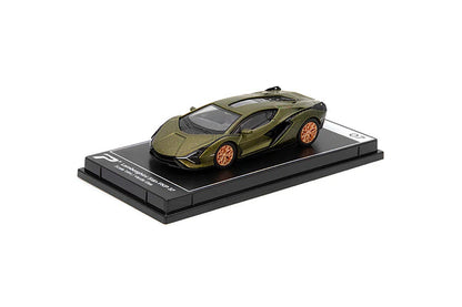 Postercars Hypercar League Collection Lamborghini Sian FKP 37 1:64 Scale  / Verde Gea (No 07)