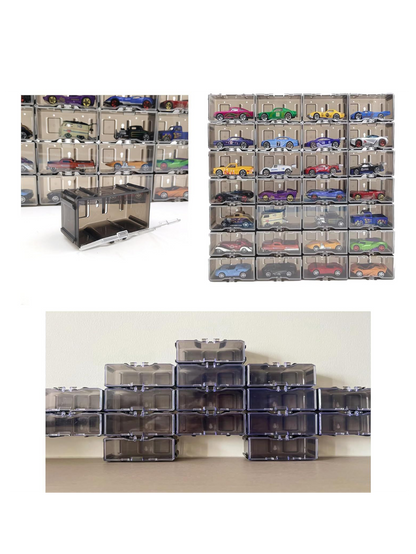Interlocking Car Storage Case For Hotwheels 1:64 Scale