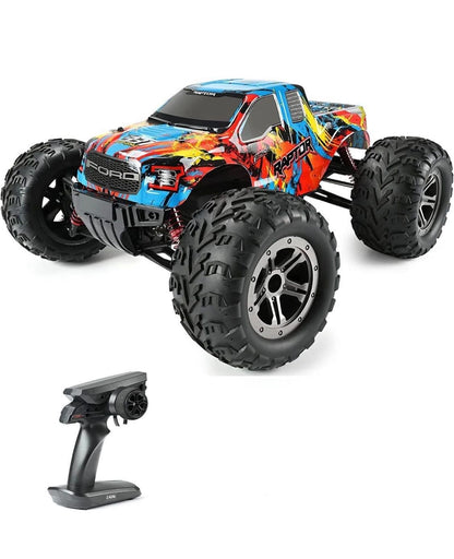 Ford Raptor F-150 RC Racing Track 4×4 ( E331-003 ) Remote Control High-Torque Servo, Alloy Differential Gear Alloy Shocks 2.4GHZ , Alloy Sealed Ball Bearing (Top Speed 35Km/H) 1:10 Scale Official Licensed