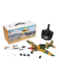XK 2.4GHz 4CH RC P-40 Fighter Aircraft – 3D/6G Switchable, 6-Axis Gyro Stabilization, Beginner-Friendly, Aerobatic Flight & High-Altitude Flying (approximately 500 feet)