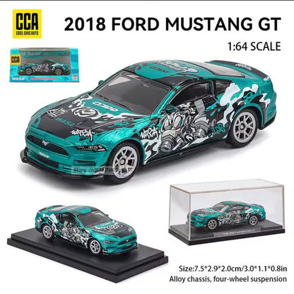 CCA 2018 ford mustang gt 1:64 Scale (with acrylic case)