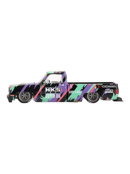 Mini GT Kaido House Chevrolet Silverado Kaido HKS V1 Code-174 1:64 Scale