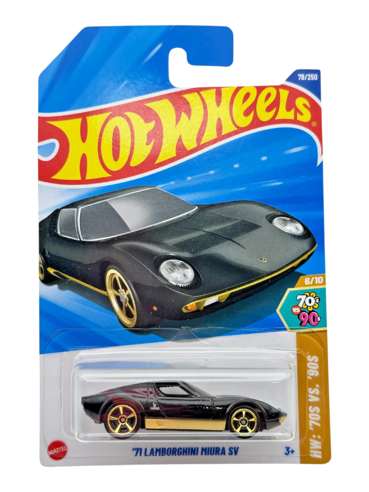 Hotwheels 71 Lamborghini Miura SV Imported Mainline 1:64 Scale
