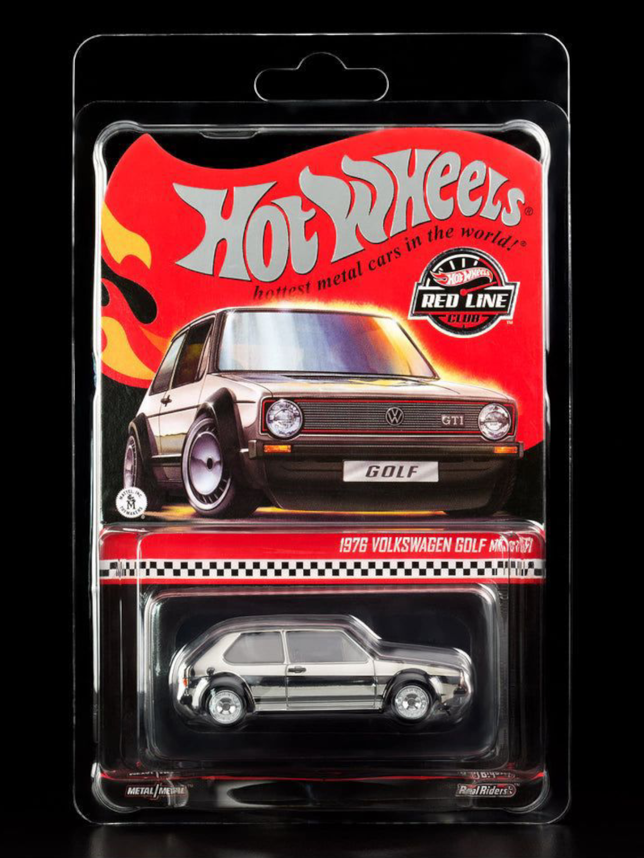 HotWheels 1976 Volkswagen Golf MK1 GTI RLC 1:64 Scale (With Protector)