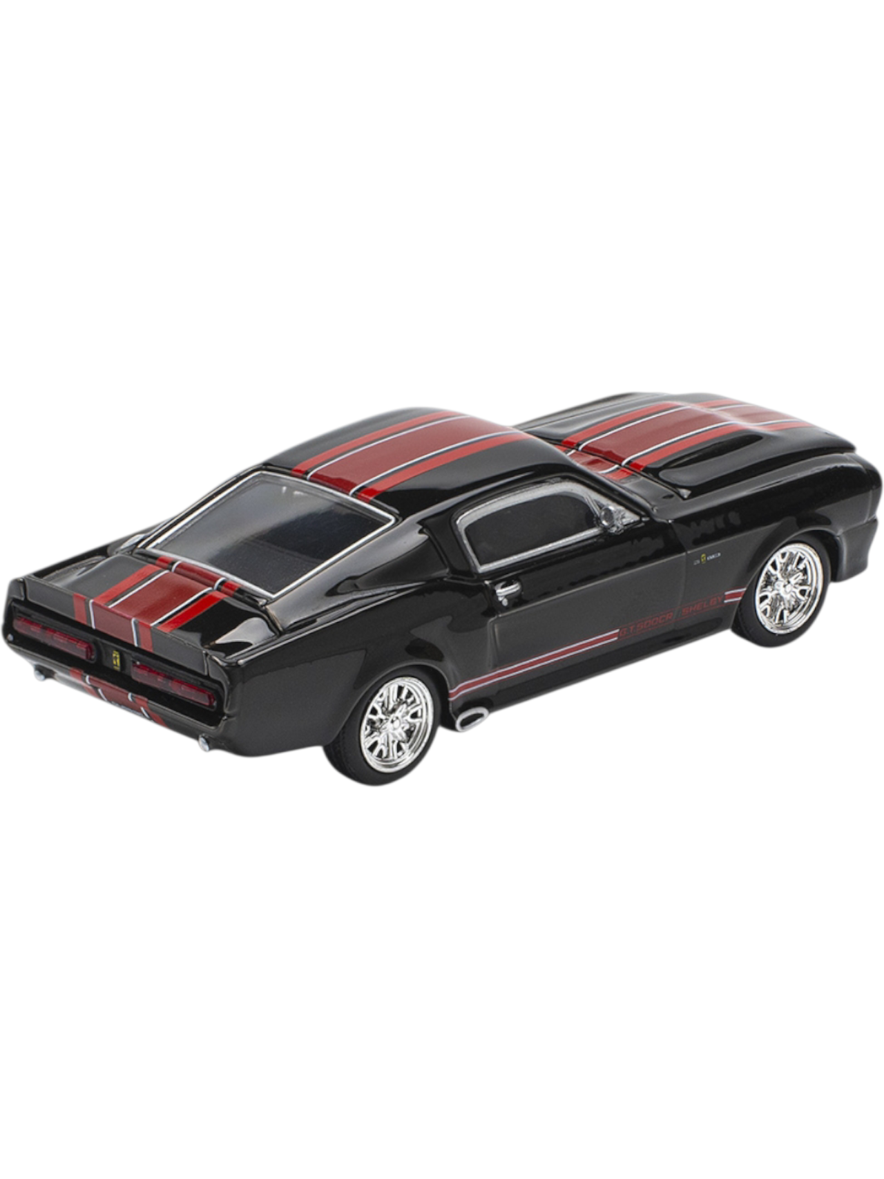 POP RACE Shelby Mustang GT500 Black 1:64 Die-Cast Car Model | PR64-218