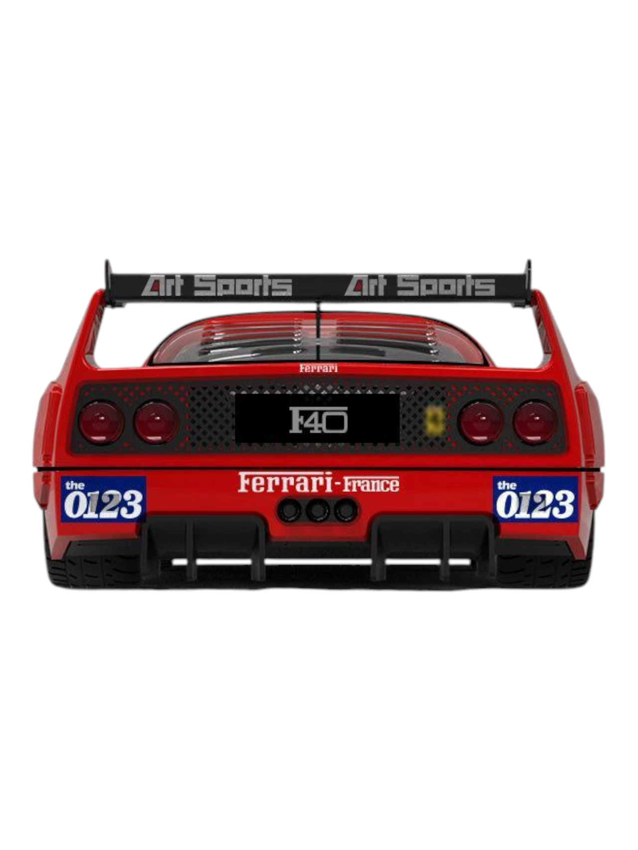 Supcar Ferrari F40 1:64 Scale (With Acrylic Case)